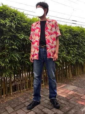 「リーバイスヴィンテージ」｜かっつうさん（メンズ・174cm）の夏コーディネート