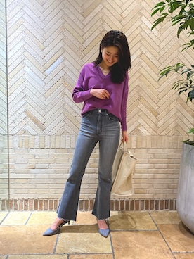 「YANUK（ヤヌーク）のアイテム」を使った、maiさん（レディース・157cm）の冬コーディネート