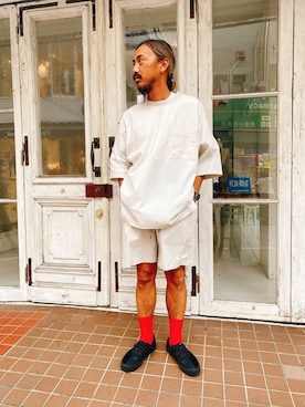 長老さん(メンズ・170cm)の夏コーディネート
