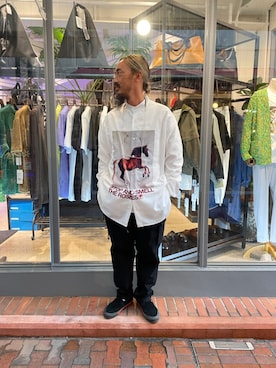 長老さん（メンズ・170cm）の春コーディネート