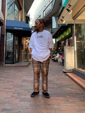 長老さん（メンズ・170cm）の春コーディネート