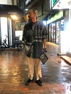 長老さん（メンズ・170cm）の春コーディネート