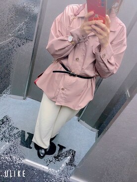 「MGMのアイテム」を使った、みー。さん（レディース・157cm）の春コーディネート