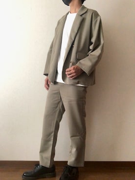 「アイテム（その他シューズ）」を使った、HIROKIさん（メンズ・172cm）の秋コーディネート