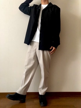 「アイテム（その他シューズ）」を使った、HIROKIさん（メンズ・172cm）の春コーディネート
