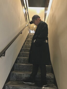 「LUSOR（ルーソル）のアイテム（ジャケット/アウター）」を使った、sheffyさん（メンズ・163cm）の冬コーディネート