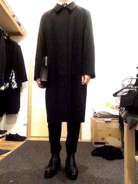 「JOHN LAWRENCE SULLIVAN（ジョンローレンスサリバン）のアイテム（フォーマルスーツ/小物）」を使った、Takuto  Kobayashiさん（メンズ・165cm）の冬コーディネート