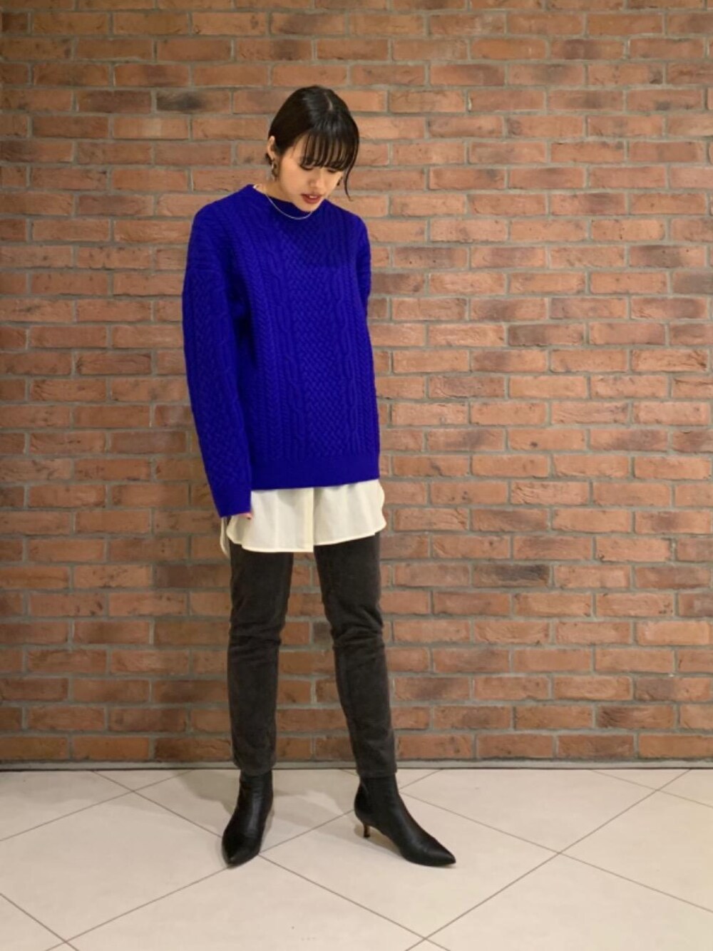 ビューティ &ユース(Arrum)レザーポインテッドトゥ ショートブーツ　38 BEAUTY&YOUTH UNITED ARROWS（ビューティーアンドユース
