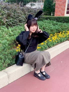 「Honeys（ハニーズ）のアイテム（タンクトップ）」を使った、みさきさん（レディース・162cm）の冬コーディネート