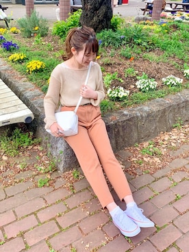 「シャーベットカラー」｜みさきさん（レディース・162cm）の春コーディネート