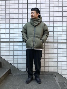 「Dunno（ドノウ）のアイテム」を使った、taigaさん（メンズ・170cm）の秋コーディネート