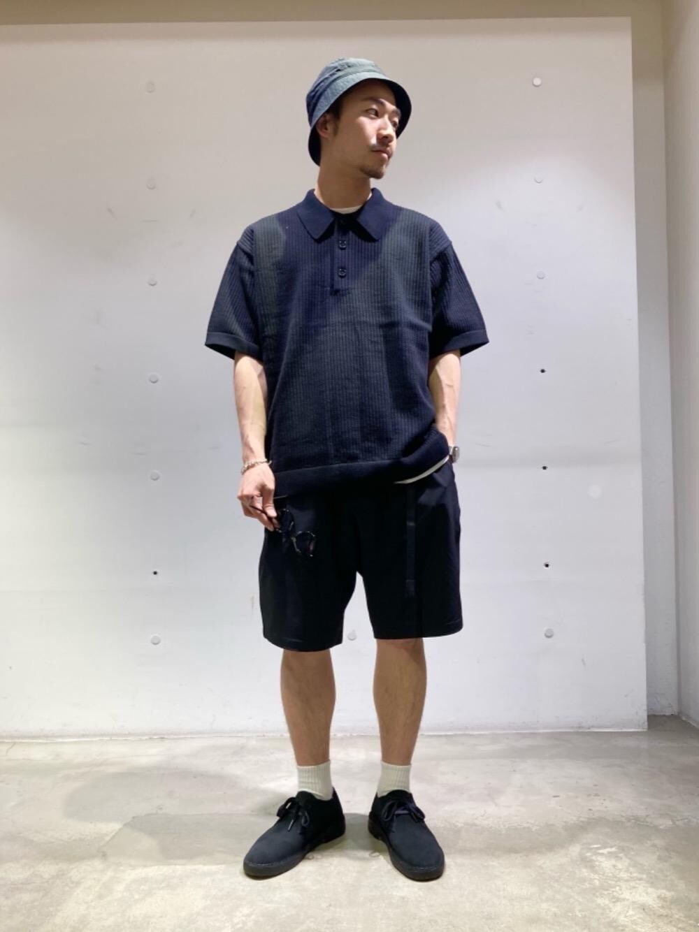 「シューズ、ハット/キャップ」｜「HANESの【別注】 ＜Hanes（ヘインズ）＞ BEEFY-T/ビーフィー Tシャツ ◇（Tシャツ/カットソー、ホワイト系）」を使った、taigaさん（メンズ・165cm）の春コーディネートの1枚目の写真