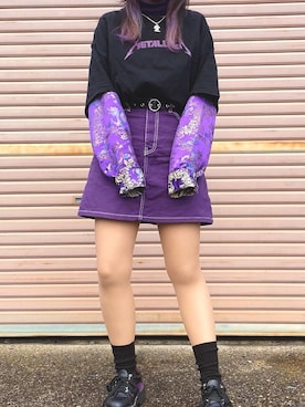 「WC（ダブル シー）のアイテム（アクセサリー）」を使った、　あいり☺︎さん（レディース・163cm）の冬コーディネート