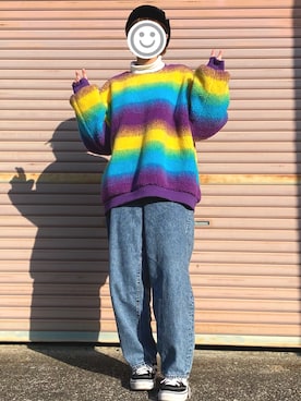 「onespo（ワンスポ）のアイテム（帽子）」を使った、　あいり☺︎さん（レディース・163cm）の冬コーディネート