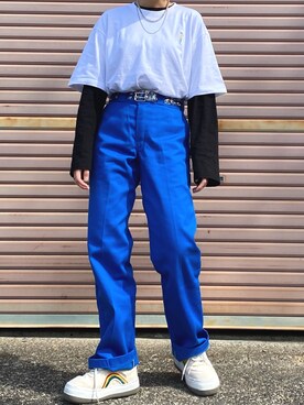 Dickies ディッキーズ のその他パンツを使ったレディース人気ファッションコーディネート Wear