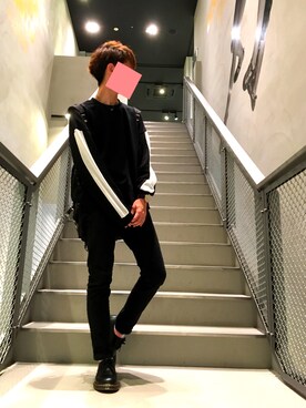 「お買い物」｜「アイテム（アクセサリー）」を使った、Kyoyaさん（メンズ・170cm）の秋コーディネート
