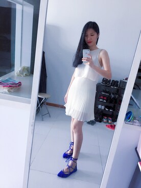 「STEVE MADDEN（スティーブマデン）のアイテム（その他シューズ）」を使った、CAMIECAMIEさん（レディース・165cm）の冬コーディネート