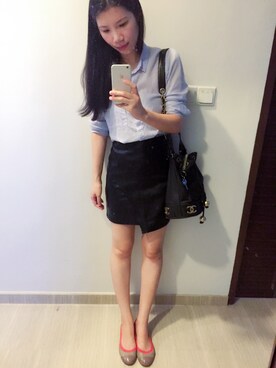 「MAUD FRIZON（モードフリゾン）のアイテム」を使った、CAMIECAMIEさん（レディース・165cm）の夏コーディネート