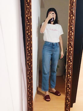 「red」｜「アイテム（スリッポン）」を使った、CAMIECAMIEさん（レディース・165cm）の夏コーディネート