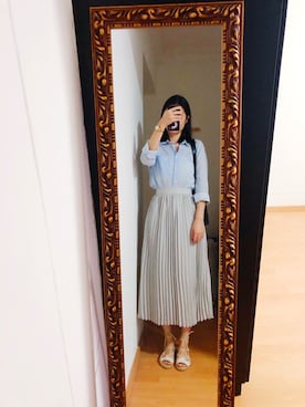 「SOLUDOS（ソルドス）のアイテム」を使った、CAMIECAMIEさん（レディース・165cm）の夏コーディネート