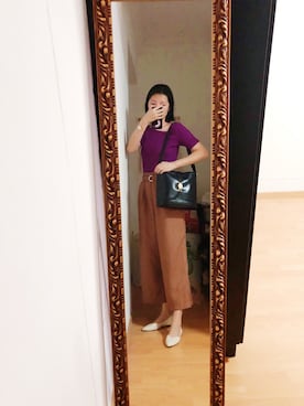 「MOCKBERG（モックバーグ）のアイテム」を使った、CAMIECAMIEさん（レディース・165cm）の秋コーディネート