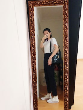 「MOCKBERG（モックバーグ）のアイテム」を使った、CAMIECAMIEさん（レディース・165cm）の秋コーディネート