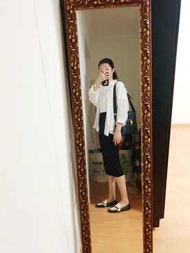 「MOCKBERG（モックバーグ）のアイテム」を使った、CAMIECAMIEさん（レディース・165cm）の秋コーディネート