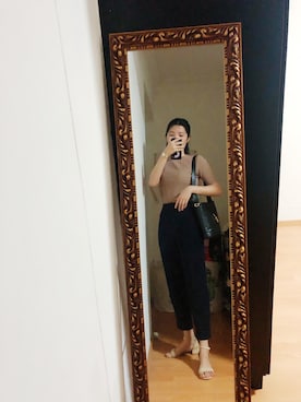 「MOCKBERG（モックバーグ）のアイテム」を使った、CAMIECAMIEさん（レディース・165cm）の秋コーディネート