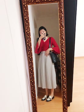 「MOCKBERG（モックバーグ）のアイテム」を使った、CAMIECAMIEさん（レディース・165cm）の秋コーディネート