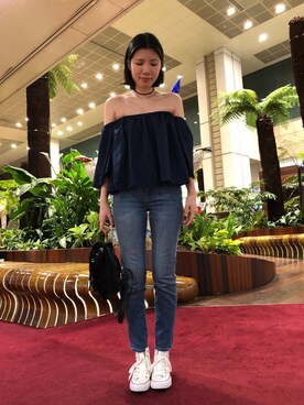 「travel」｜「アイテム（その他トップス）」を使った、CAMIECAMIEさん（レディース・165cm）の秋コーディネート