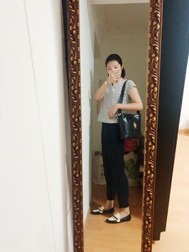 「MOCKBERG（モックバーグ）のアイテム」を使った、CAMIECAMIEさん（レディース・165cm）の秋コーディネート
