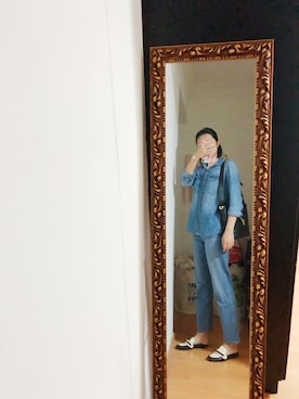 「MOCKBERG（モックバーグ）のアイテム」を使った、CAMIECAMIEさん（レディース・165cm）の秋コーディネート