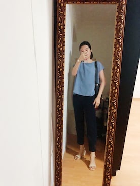 「MOCKBERG（モックバーグ）のアイテム」を使った、CAMIECAMIEさん（レディース・165cm）の秋コーディネート