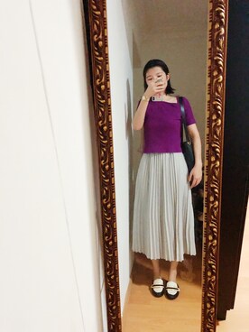 「MOCKBERG（モックバーグ）のアイテム」を使った、CAMIECAMIEさん（レディース・165cm）の冬コーディネート