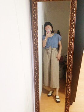 「MOCKBERG（モックバーグ）のアイテム」を使った、CAMIECAMIEさん（レディース・165cm）の冬コーディネート