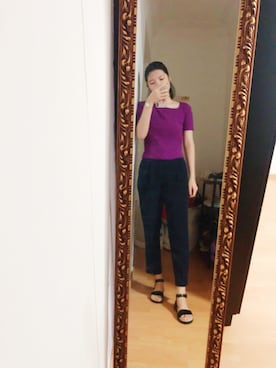 「MOCKBERG（モックバーグ）のアイテム」を使った、CAMIECAMIEさん（レディース・165cm）の冬コーディネート