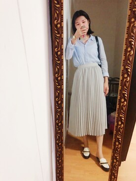 「MOCKBERG（モックバーグ）のアイテム」を使った、CAMIECAMIEさん（レディース・165cm）の冬コーディネート