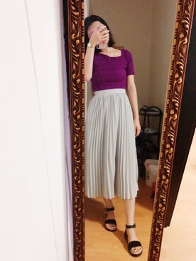 「MOCKBERG（モックバーグ）のアイテム」を使った、CAMIECAMIEさん（レディース・165cm）の冬コーディネート