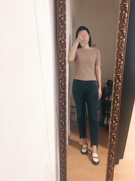 「rag & bone（ラグアンドボーン）のアイテム（パンツ）」を使った、CAMIECAMIEさん（レディース・165cm）の春コーディネート