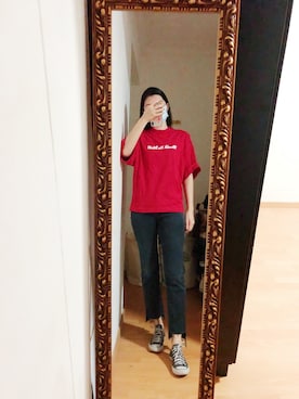 「rag & bone（ラグアンドボーン）のアイテム（パンツ）」を使った、CAMIECAMIEさん（レディース・165cm）の夏コーディネート