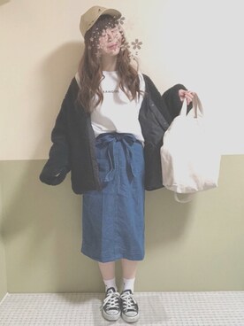 fuwa.さん（レディース・152cm）の冬コーディネート