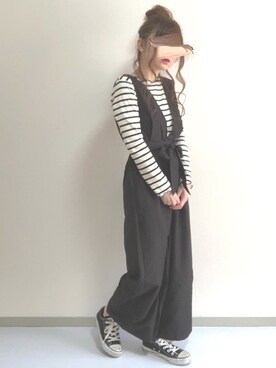 オールインワン サロペットを使った Dholicアンバサダー の人気ファッションコーディネート Wear