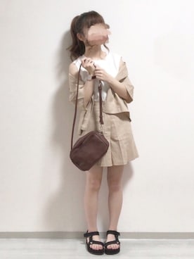 「ヴァニーユー」｜fuwa.さん（レディース・153cm）の夏コーディネート