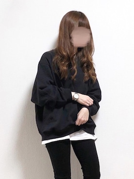 「ダニエルウェリントン」｜「アイテム（その他）」を使った、fuwa.さん（レディース・152cm）の秋コーディネート
