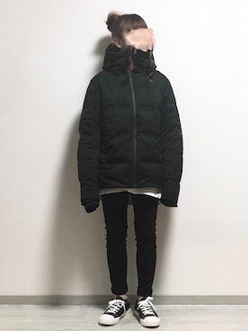 「STARTING OVER」｜「アイテム（ダウンジャケット/コート）」を使った、fuwa.さん（レディース・152cm）の冬コーディネート
