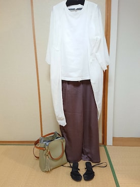 リーダーさん(レディース・165cm)の夏コーディネート