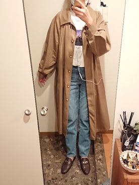 「manonfripes（マノンフリップ）のアイテム」を使った、リーダーさん（レディース・165cm）の春コーディネート