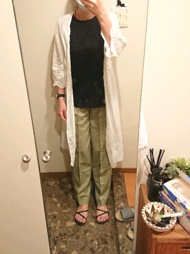 リーダーさん(レディース・165cm)の夏コーディネート