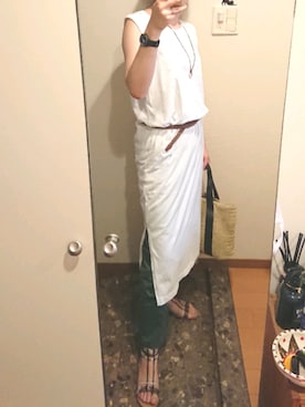 リーダーさん（レディース・165cm）の夏コーディネート