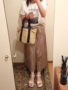 リーダーさん(レディース・165cm)の夏コーディネート